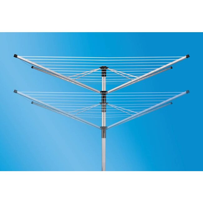 Leifheit Droogmolen Linolift 600 Evo - incl. betonanker en beschermhoes - 60m