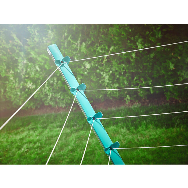 Leifheit Droogmolen Linomatic 400 Easy - 40m - Incl. Betonanker