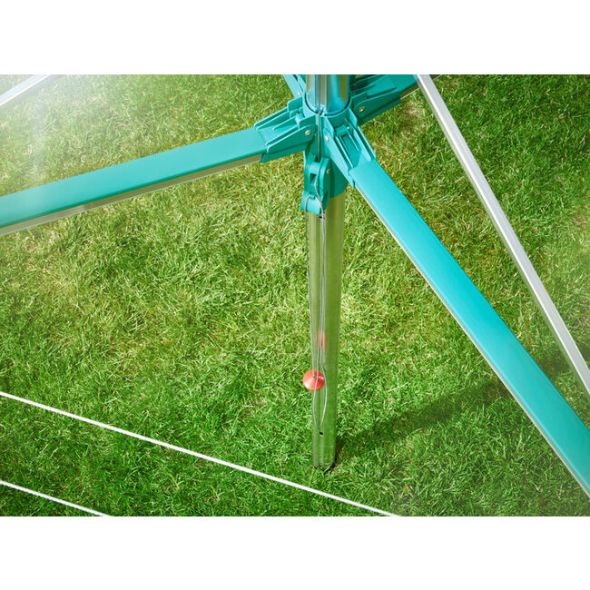 Leifheit Droogmolen Linomatic 400 Easy - 40m - Incl. Betonanker