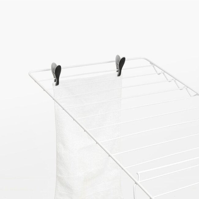 Brabantia Brabantia Slimme Wasknijpers - Zwart/Grijs - 8 Stuks