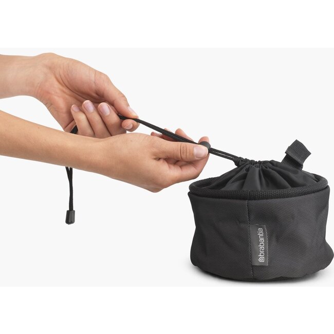 Brabantia Brabantia Wasknijpertas Compact - Zwart