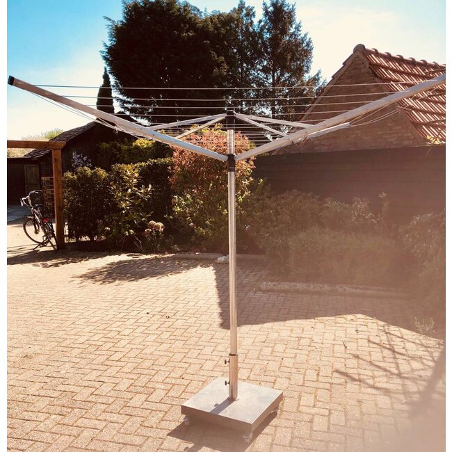 Sevilla verrijdbare voet op wielen 60kg - Droogmolen