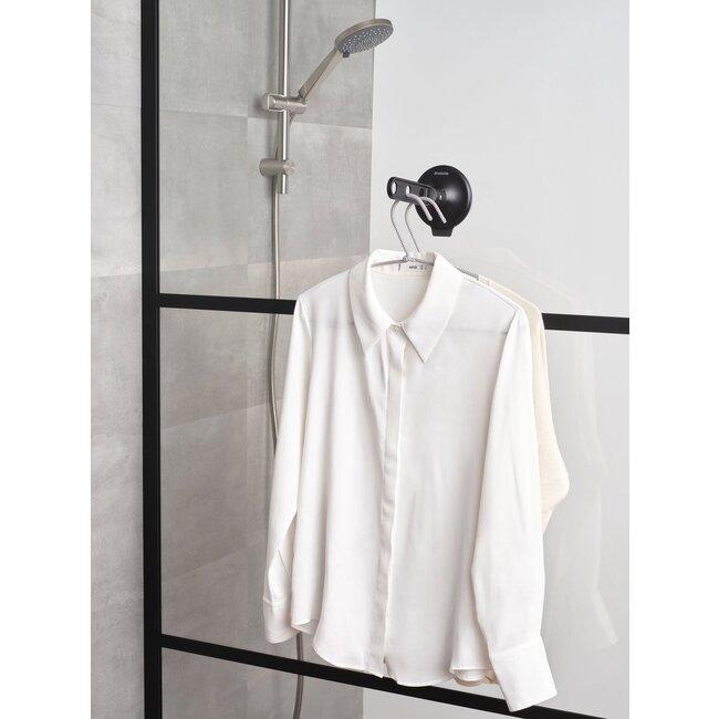 Brabantia Brabantia Inklapbare kledinghaak met zuignap