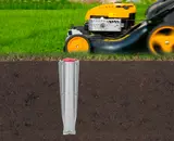 Hoe monteer je een grondanker voor een droogmolen?