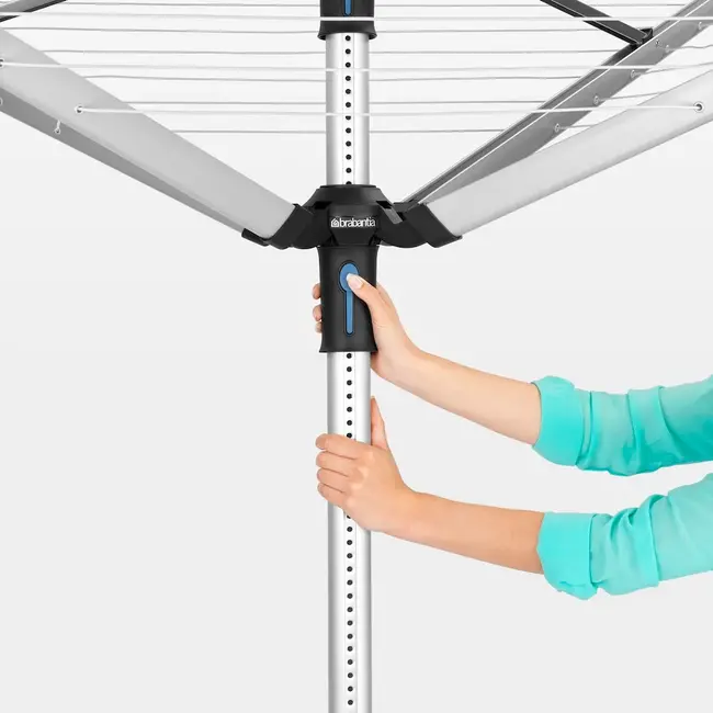 Brabantia Droogmolen Lift-O-Matic Advance - 50m - incl. grondanker, beschermhoes en wasknijpertasje