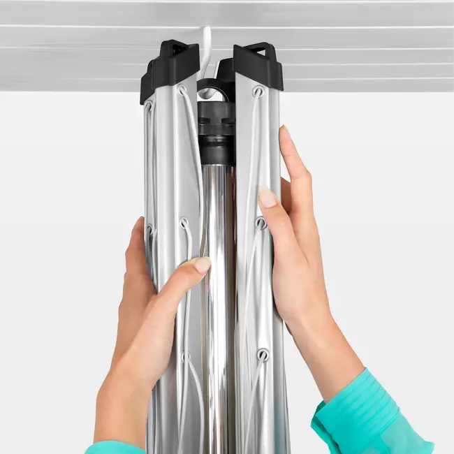 Brabantia Droogmolen Topspinner - incl. kunststof betonanker - 40m