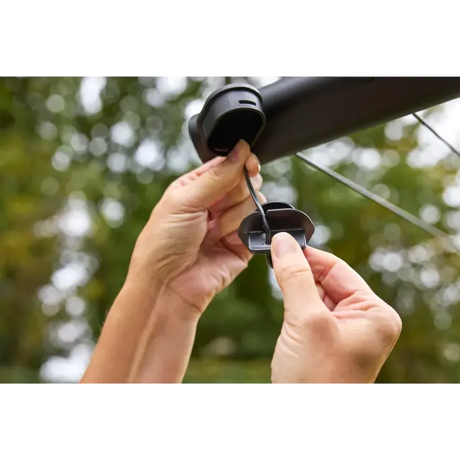 Brabantia Brabantia HangOut drooglijnen met palen 50m - Zwart