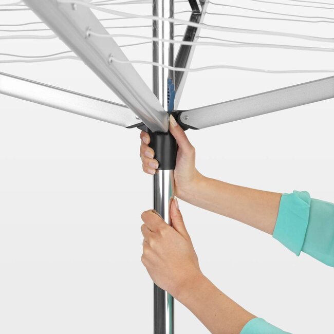 Brabantia Brabantia Droogmolen Topspinner - incl. kunststof grondanker - 50meter - aanbieding