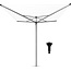 Brabantia Brabantia Droogmolen Topspinner - incl. kunststof grondanker - 50meter - aanbieding