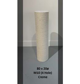 80x20 Creme 4 Screws M10