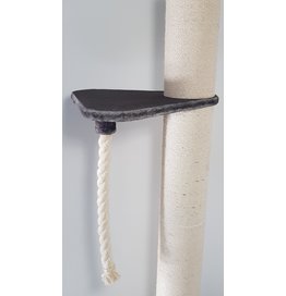 Driehoekige Ligplaats mét speeltouw Taupe (RHR0426)