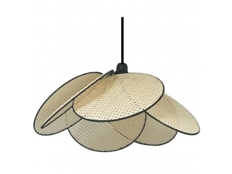 OPJET OPJET Hanglamp Evasion Riet Zwart Groot