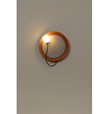 Milan Draad Wandlamp @ 38 cm G9 getextureerd koper