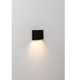 Milan O-tel Wandlamp Led PCB structuur ZWART