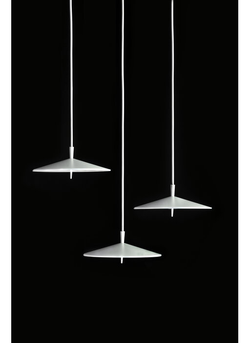 Milan Pla hanglamp 20 Led structuur wit