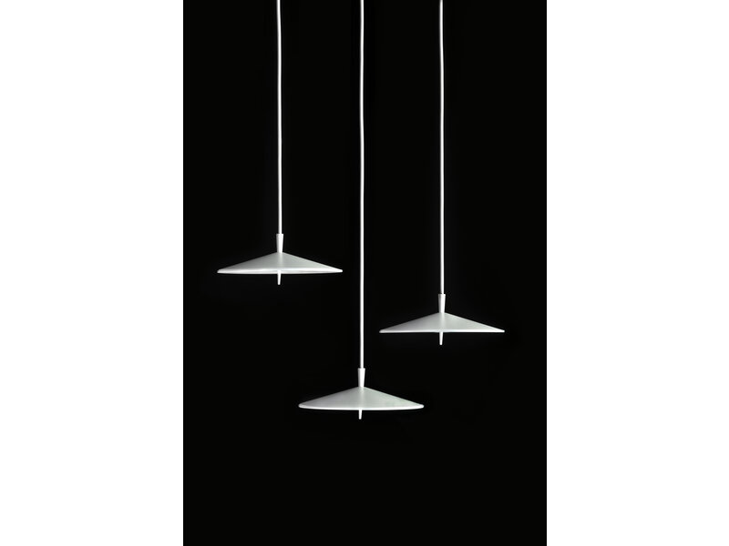 Milan Pla hanglamp 20 Led structuur wit