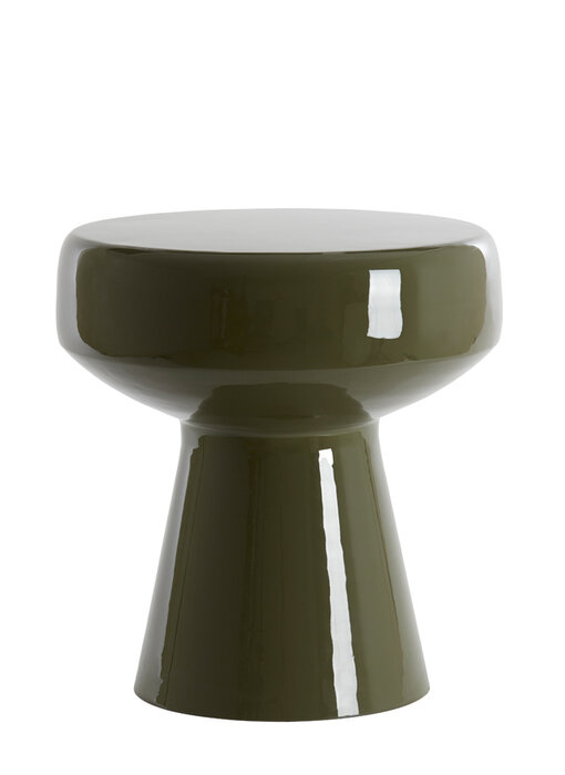 Light & Living Side table 38x42 cm DAKWA shiny dark olive green