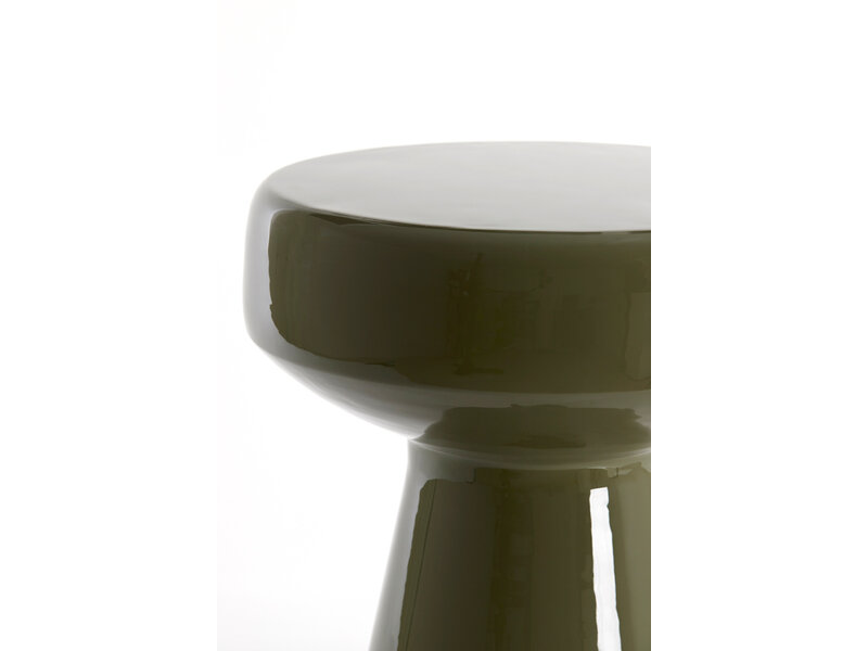 Light & Living Side table 38x42 cm DAKWA shiny dark olive green