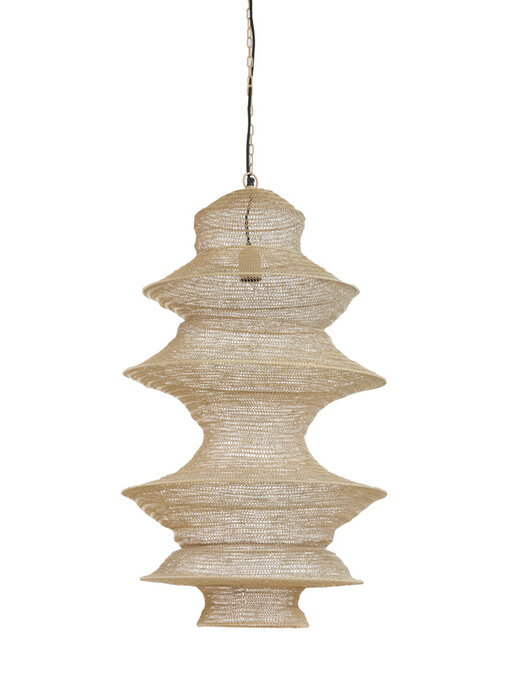 Light & Living Hanging lamp 48x82 cm NAKISHA sand