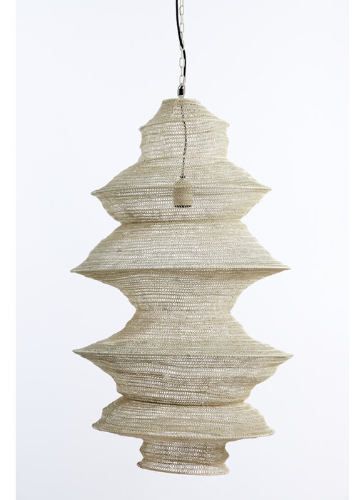 Light & Living Hanging lamp 48x82 cm NAKISHA light grey