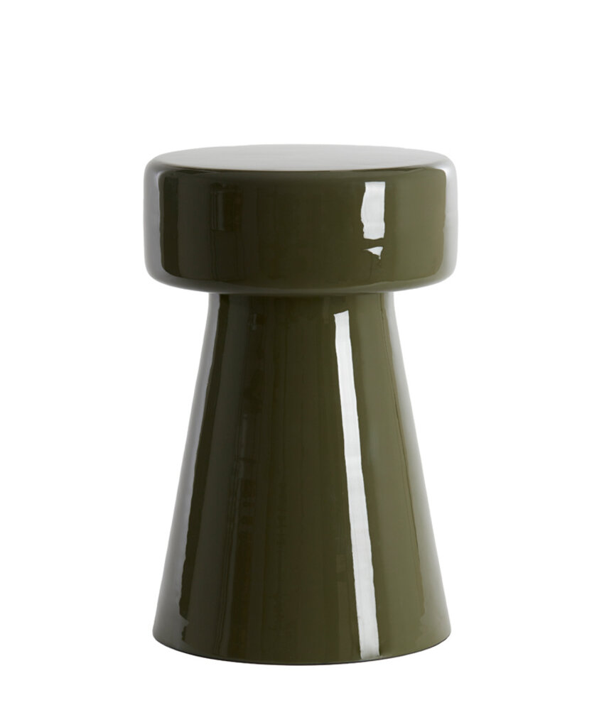 Light & Living Side table 29x47 cm DAKWA shiny dark olive green