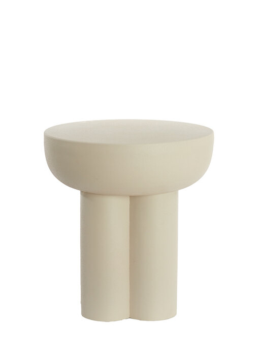 Light & Living Side table 46x50 cm MIKOLA matt cream