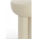 Light & Living Side table 46x50 cm MIKOLA matt cream