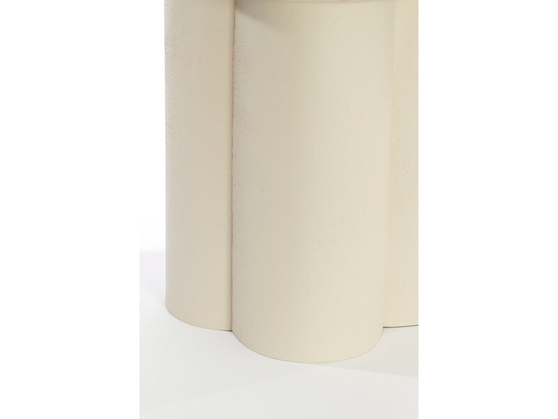 Light & Living Side table 46x50 cm MIKOLA matt cream