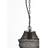 Light & Living Hanging lamp 40x70 cm NAKISHA matt black