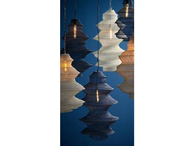 Light & Living Hanging lamp 40x70 cm NAKISHA matt black