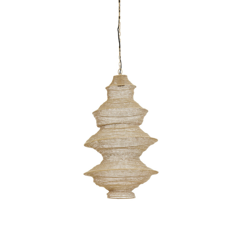 Light & Living Hanging lamp 40x70 cm NAKISHA sand