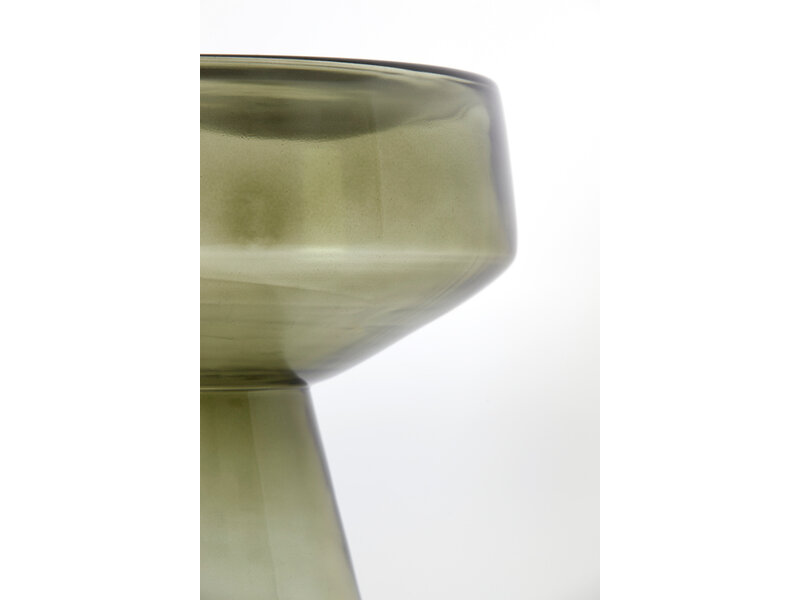 Light & Living Side table 37x44 cm DAKWA glass grey green