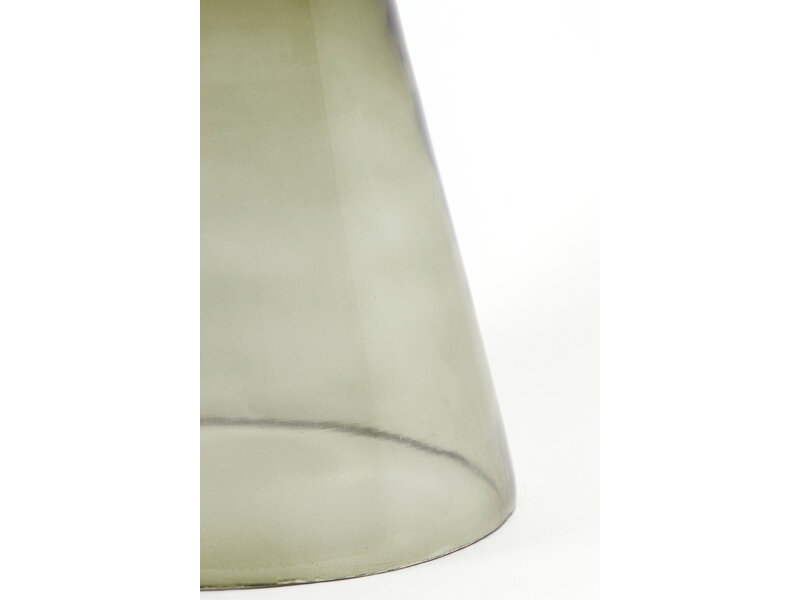 Light & Living Side table 37x44 cm DAKWA glass grey green