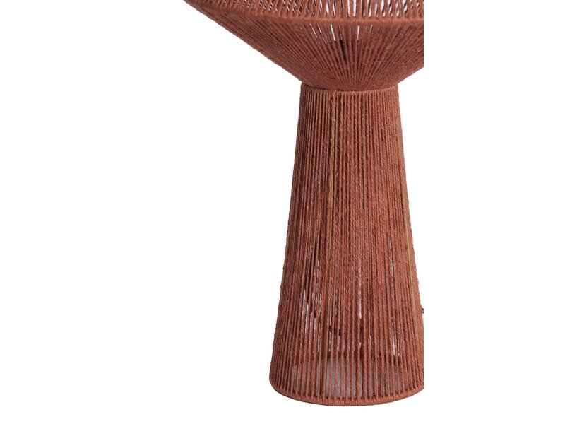 Light & Living Table lamp 36x57 cm FUGIA jute brick red