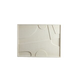 Wall ornament 80x8x60 cm COLINO wood cream