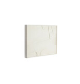 Wall ornament 80x8x60 cm COLINO wood cream