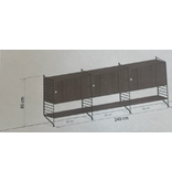 STRING wandkast met schuifdeuren van €2146 voor €950