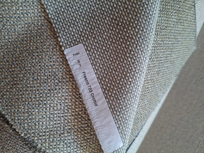 Mooie nieuwe hoekbank FOLD van Pode in de opruiming van € 5020 nu voor € 3765