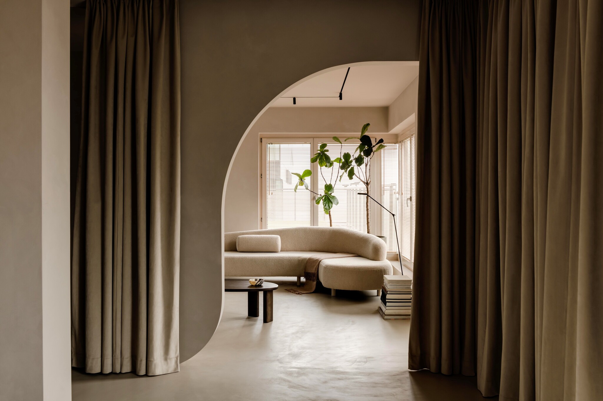 GORDIJNEN ALS ROOMDIVIDERS