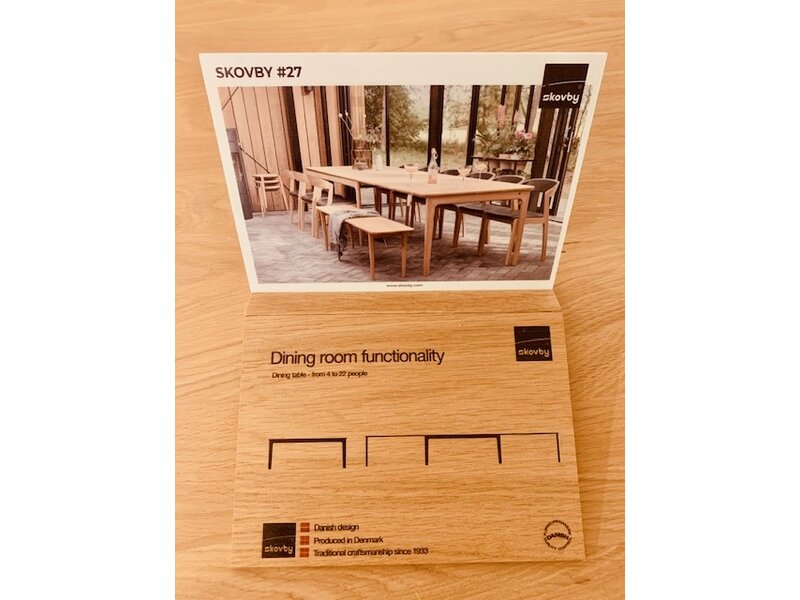 Skovby Massief eiken uitschuiftafel van Skovby #27 Danish Design Van 3795 nu voor € 2900
