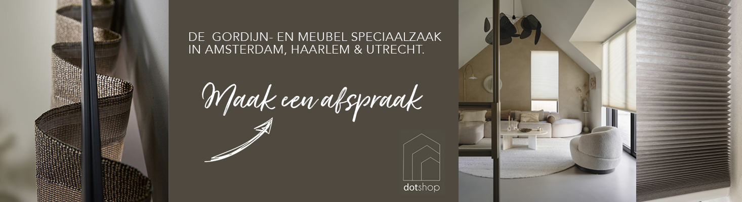 Woonwinkel gespecialiseerd in de raamdecoratie en hoogwaardige meubels. 