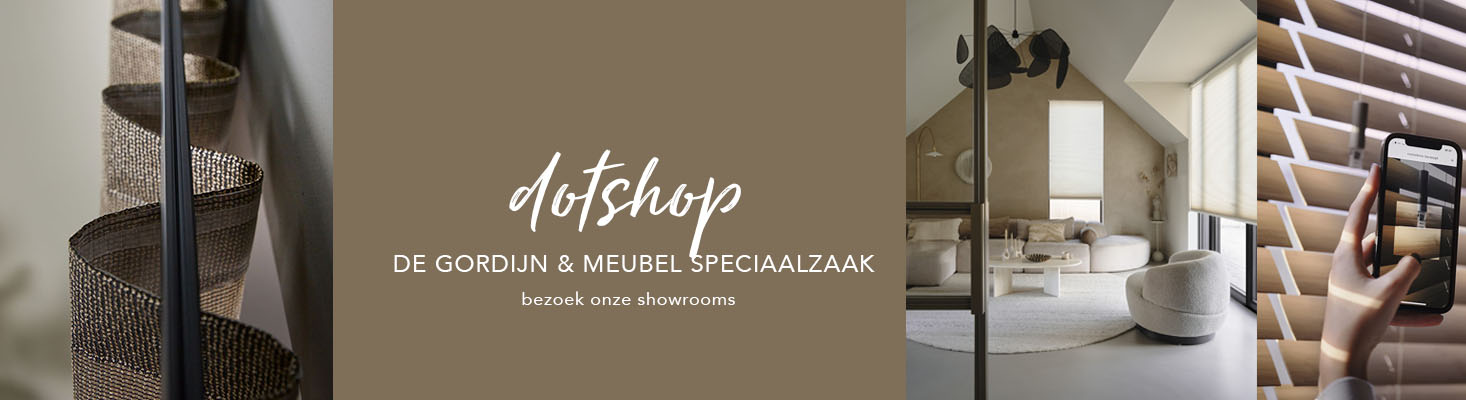 Woonwinkel gespecialiseerd in de raamdecoratie en hoogwaardige meubels. 