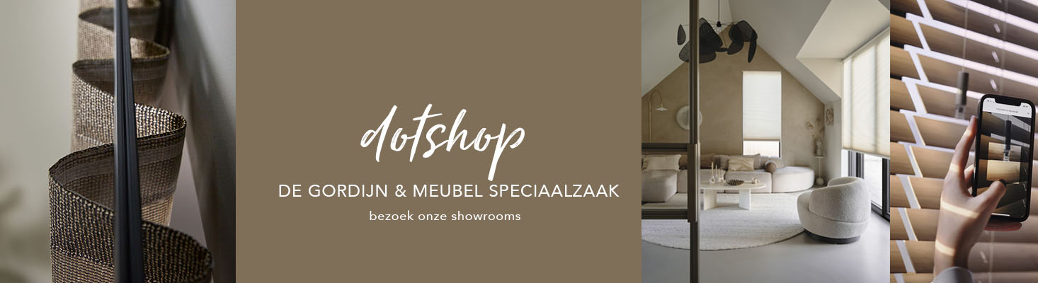 Woonwinkel gespecialiseerd in de raamdecoratie en hoogwaardige meubels. 