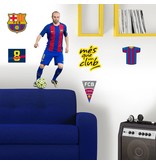 FC Barcelona Iniesta - Wall Decal - 70 x 50 cm - Multi