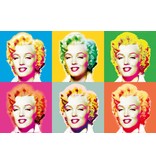 Fotobehang Visions of Marilyn - Poster XXL - 175 x 115 cm - Multi colour