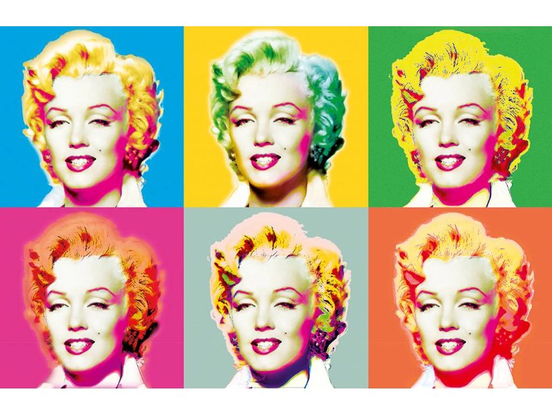 Fotobehang Visions de Marilyn - Poster XXL - 175 x 115 cm - couleur multi