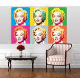 Fotobehang Visions of Marilyn - Poster XXL - 175 x 115 cm - Multi color