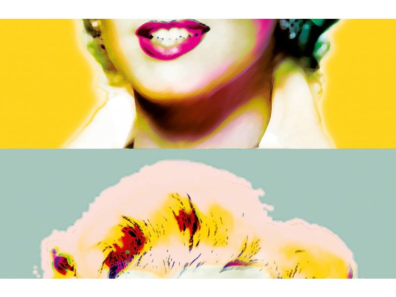 Fotobehang Visions of Marilyn - Poster XXL - 175 x 115 cm - Multi colour