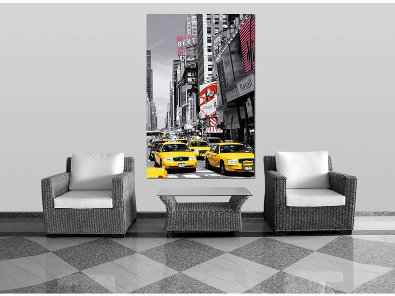 Fotobehang Times Square - Poster XXL - 115 x 175 cm - Multi