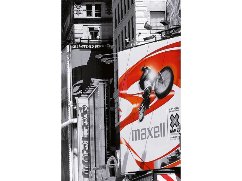 Fotobehang New York Times Square - Poster XXL - 115 x 175 cm - Multi